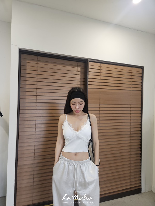 睫毛蕾絲緞面BRA背心(闆娘.花花清單)